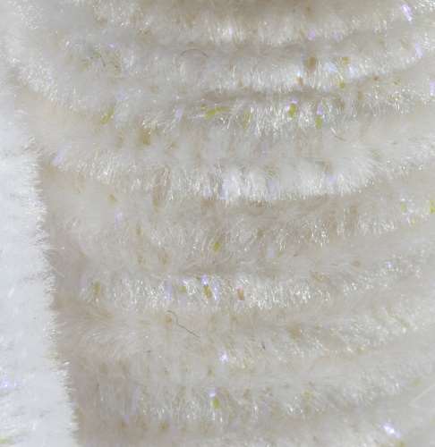 Semperfli Sparkle Worm Chenille White
