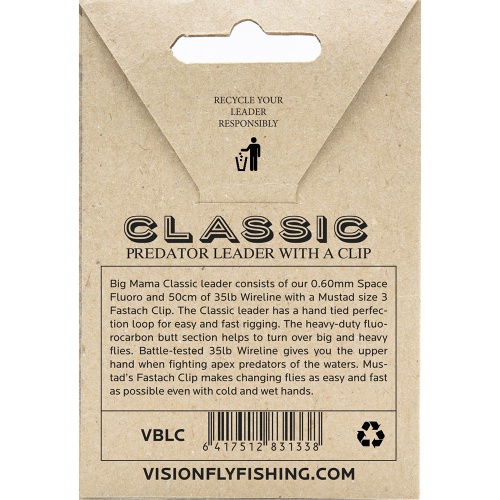 Vision Leader Big Mama Classic For Fly Fishing