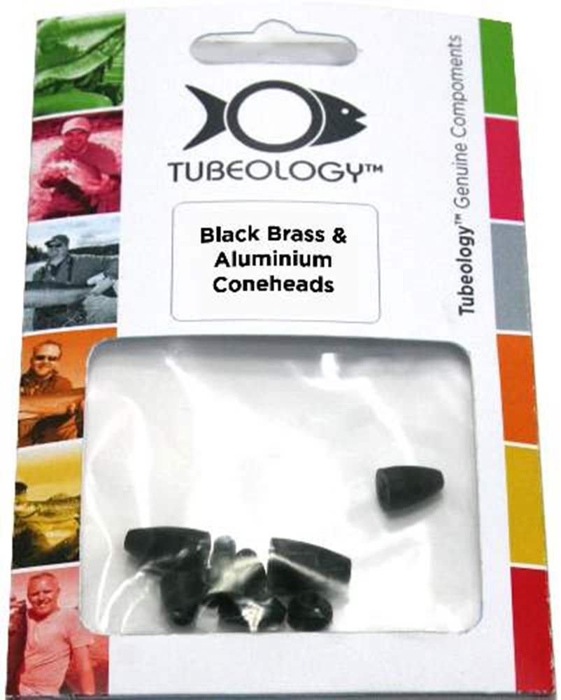 Tubeology Spares Coneheads Black Fly Tying Materials