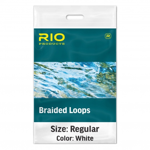 Rio Products Braided Loops Trout White For Connecting Fly Line & Leader/Tippets