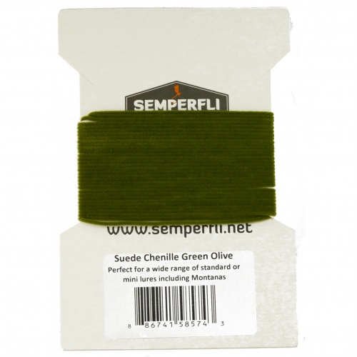 Semperfli Suede Chenille Small Green Olive