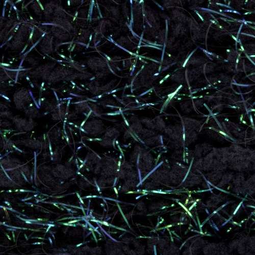 Semperfli Guard Hair Chenille Sf0050 Black Fly Tying Materials (Product Length 2.18 Yds / 2m)