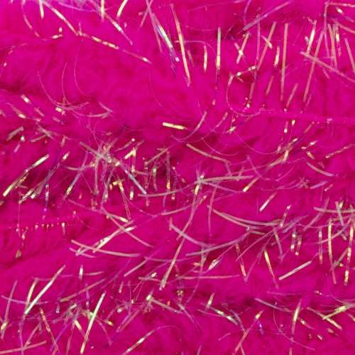 Semperfli Guard Hair Chenille Sf8300 Fluorescent Dark Pink Fly Tying Materials