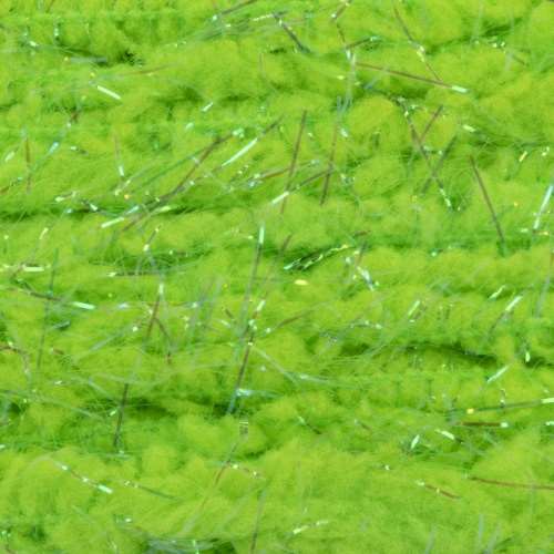 Semperfli Guard Hair Chenille Sf7250 Fluorescent Green Rhyac Fly Tying Materials (Product Length 2.18 Yds / 2m)