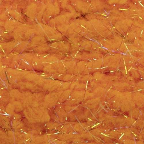 Semperfli Guard Hair Chenille Sf4150 Fluorescent Orange Fly Tying Materials (Product Length 2.18 Yds / 2m)