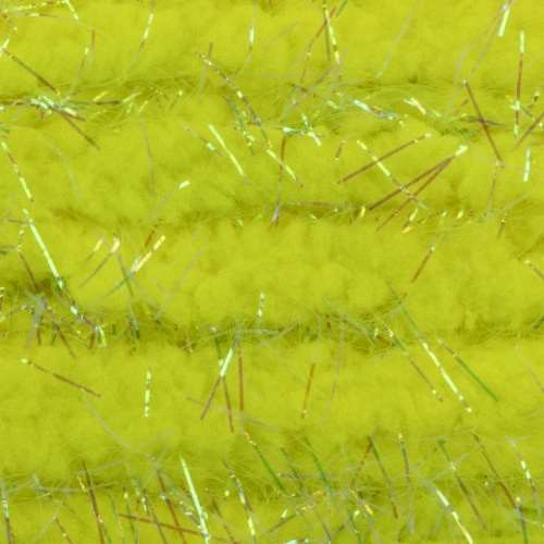 Semperfli Guard Hair Chenille Sf5150 Fluorescent Yellow Fly Tying Materials