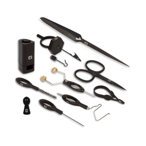 Loon Outdoors Fly Tying Tool Kit Complete Black Fly Tying Tools