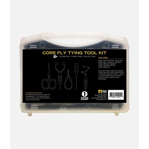 Loon Outdoors Fly Tying Tool Kit Core Black Fly Tying Tools