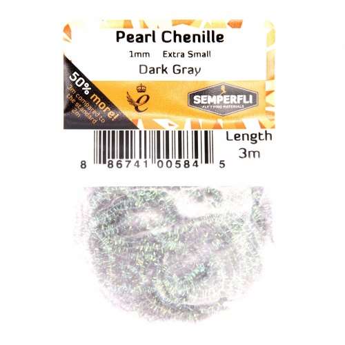 Semperfli Pearl Chenille 1mm Gray