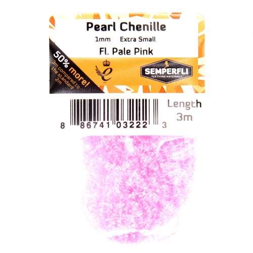 Semperfli Pearl Chenille 1mm Fl Pale Pink