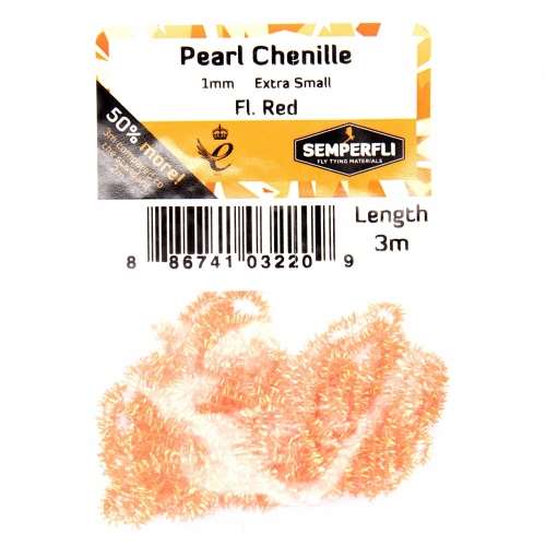 Semperfli Pearl Chenille 1mm Fl Red