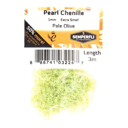 Semperfli Pearl Chenille 1mm Pale Olive