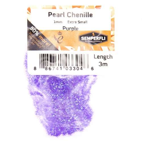 Semperfli Pearl Chenille 1mm Purple