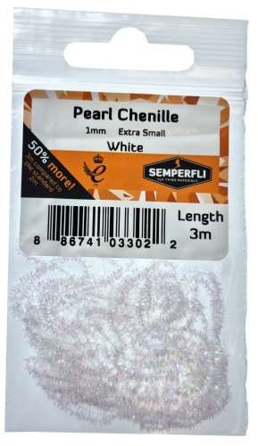 Semperfli Pearl Chenille 1mm White