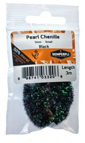 Semperfli Pearl Chenille 3mm Black