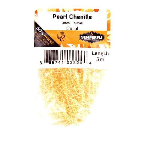 Semperfli Pearl Chenille 3mm Coral