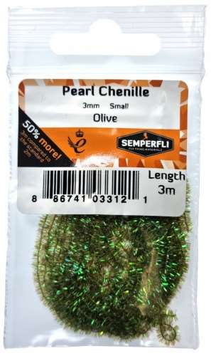 Semperfli Pearl Chenille 3mm Olive