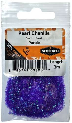 Semperfli Pearl Chenille 3mm Purple
