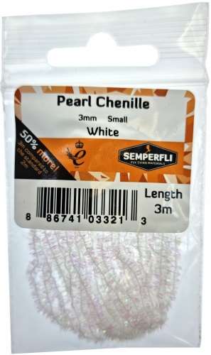 Semperfli Pearl Chenille 3mm White