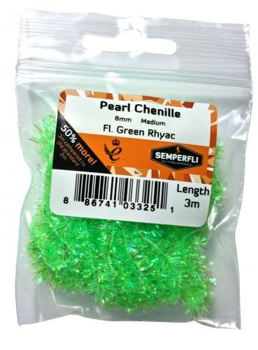 Semperfli Pearl Chenille 8mm Medium Fl Green Rhyac