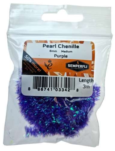 Semperfli Pearl Chenille 8mm Medium Purple