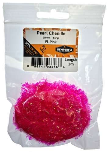 Semperfli Pearl Chenille 10mm Fl Pink