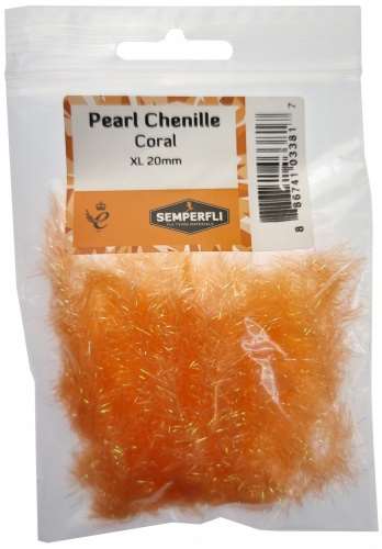 Semperfli Pearl Chenille 20mm XL Coral