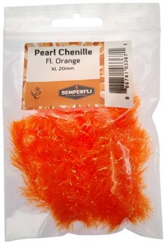 Semperfli Pearl Chenille 20mm XL Fl Orange