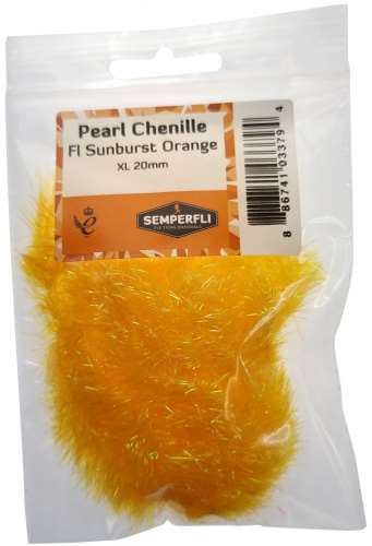 Semperfli Pearl Chenille 20mm XL Fl Sunburst Orange