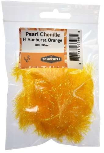 Semperfli Pearl Chenille 30mm XXL Fl Sunburst Orange