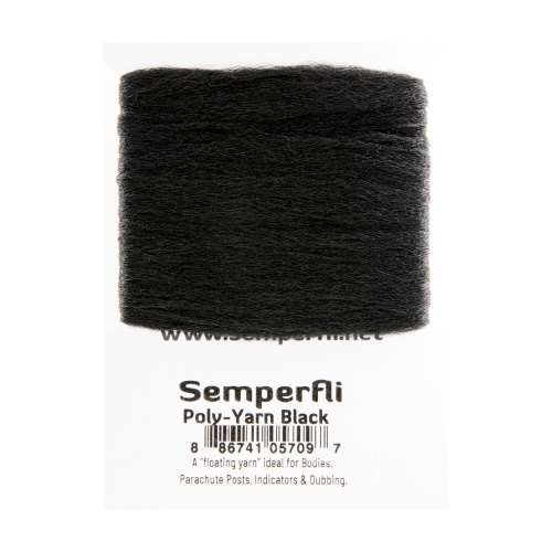 Semperfli Poly-Yarn Black