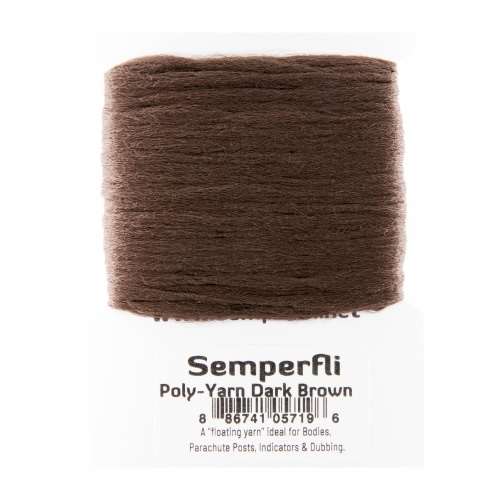 Semperfli Poly-Yarn Dark Brown