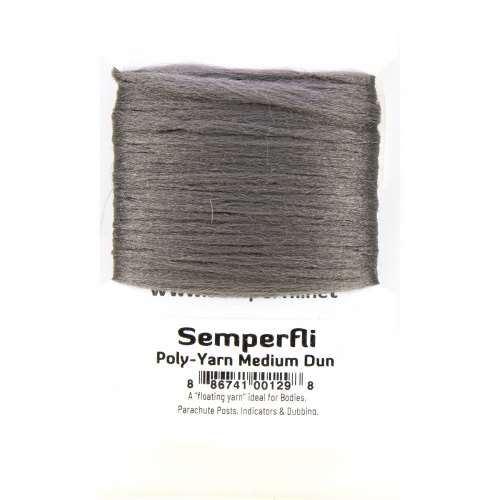 Semperfli Poly-Yarn Medium Dun Fly Tying Materials