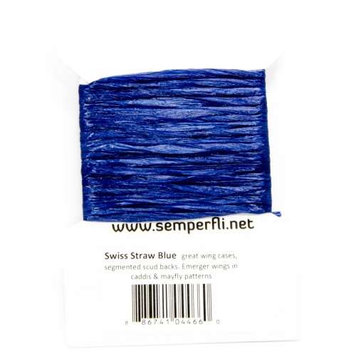 Semperfli Swiss Straw Synthetic Raffia Blue