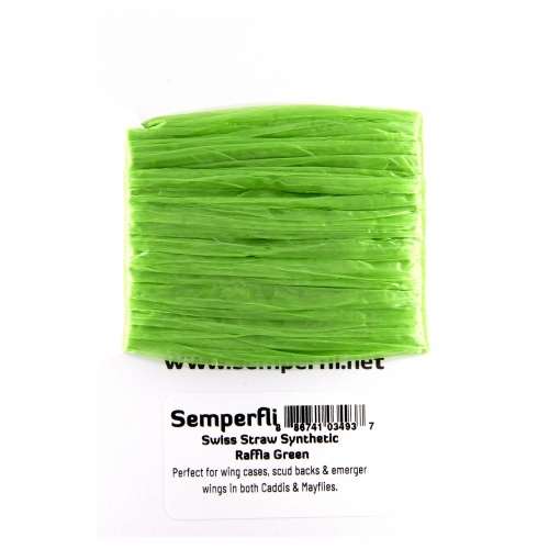 Semperfli Swiss Straw Synthetic Raffia Green