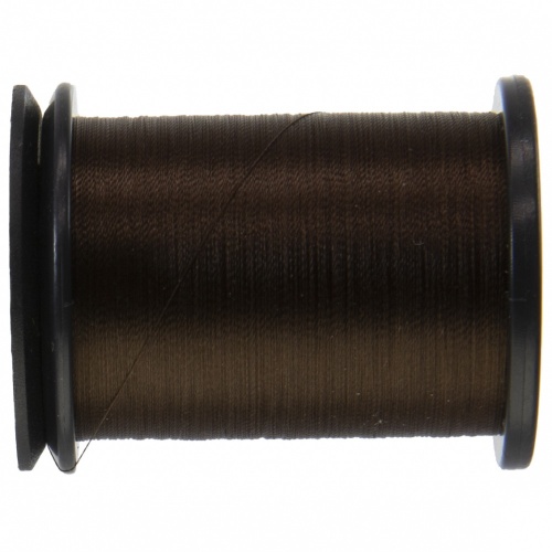 Semperfli Classic Waxed Thread 18/0 240 Yards Dark Mocha Brown Fly Tying Threads (Product Length 240 Yds / 220m)