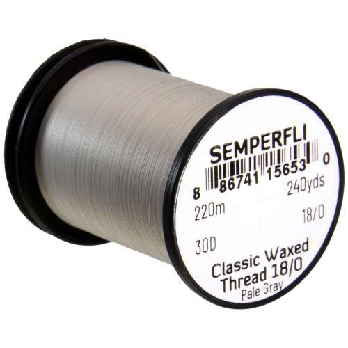 Semperfli Classic Waxed Thread 18/0 240 Yards Pale Gray