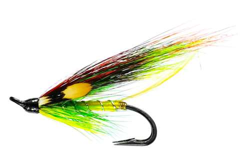 Caledonia Flies Green Highlander Jc Double #10 Salmon Fishing Fly