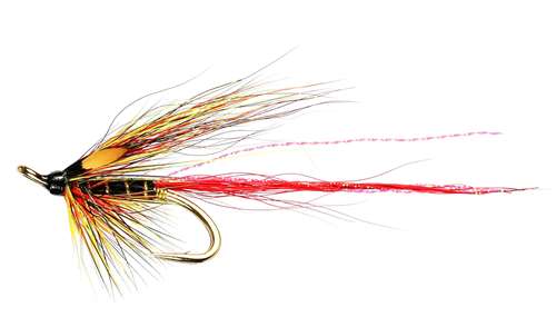 Caledonia Flies Drowned Moose Jc Patriot Double #8 Salmon Fishing Fly