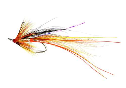 Caledonia Flies Cascade Feeler Jc Patriot Double #8 Salmon Fishing Fly