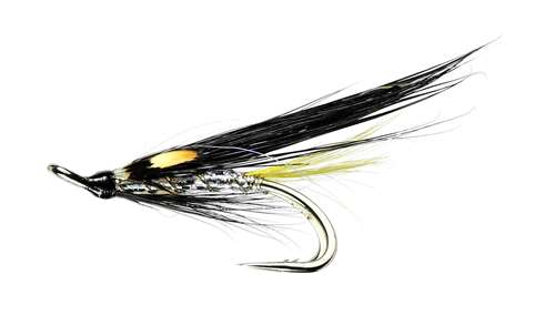 Caledonia Flies Silver Stoat's Tail Jc Patriot Double #8 Salmon Fishing Fly
