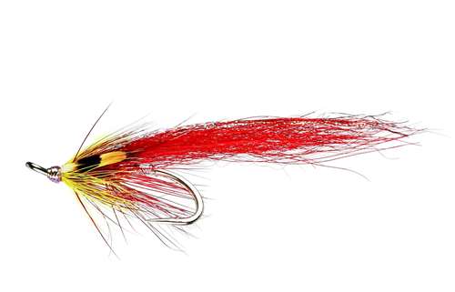 Caledonia Flies Flame Thrower Red Jc Patriot Double #8 Salmon Fishing Fly