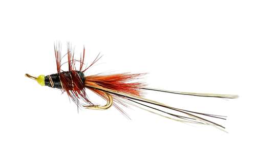 Caledonia Flies Black Francis Patriot Double #12 Salmon Fishing Fly