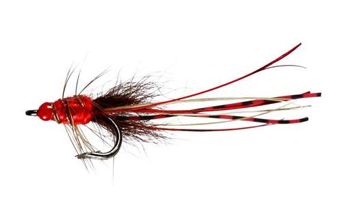 Caledonia Flies Red Francis Nordic Double #12 Salmon Fishing Fly