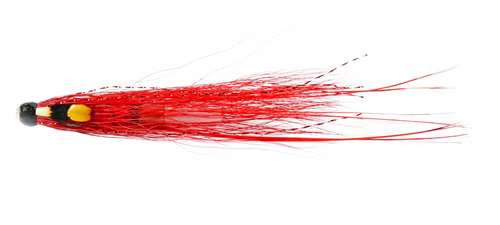 Caledonia Flies Red Devil Pig Jc Copper Tube 1'' Salmon Fishing Tube Fly