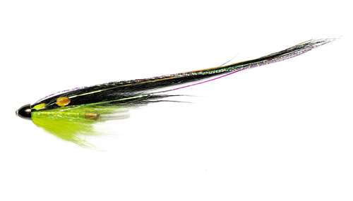 Caledonia Flies Black Spring Monkey Jc Conehead 25mm Salmon Fishing Tube Fly