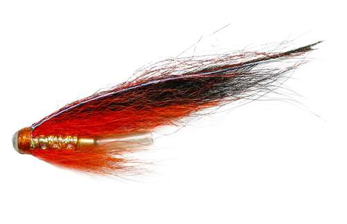 Caledonia Flies Black & Orange Loop Tube 15mm Salmon Fishing Tube Fly