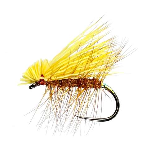 Caledonia Flies Elkwing Caddis Winged Dry Barbless #12 Fishing Fly