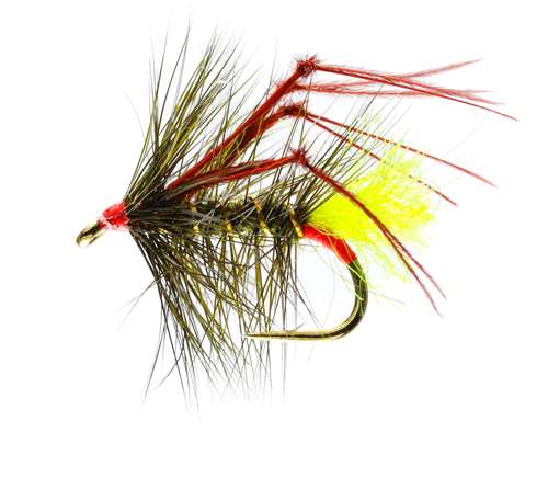 Caledonia Flies Gorgeous George Sooty Hopper #10 Fishing Fly