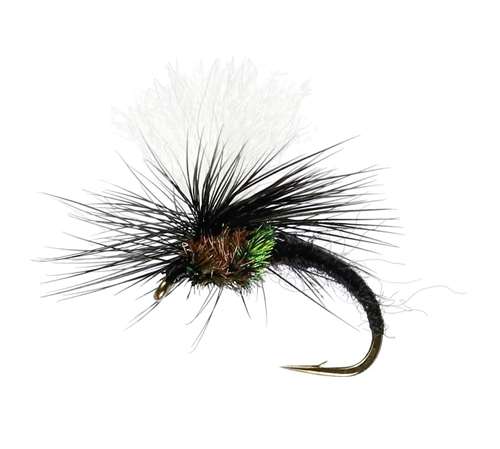 Caledonia Flies Black Midge Klink Barbless #14 Fishing Fly